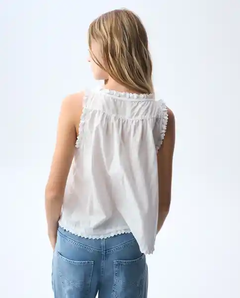 Camisa Mujer Crudo Talla XS 611G001_CRU110606 Americanino