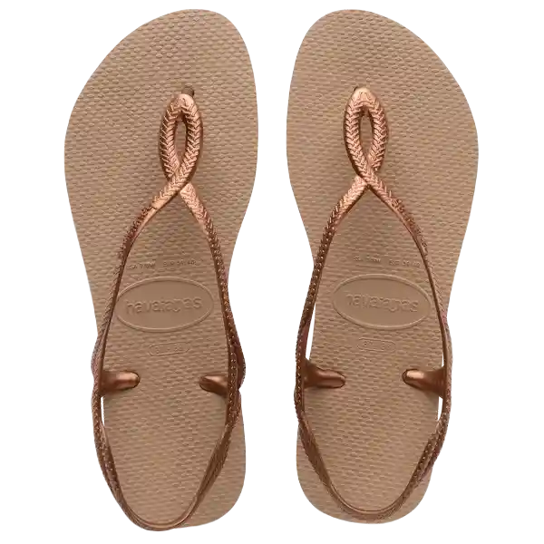 Sandalias Luna Oro Rosa/Oro Rosa Talla 38 4129697 Havaianas