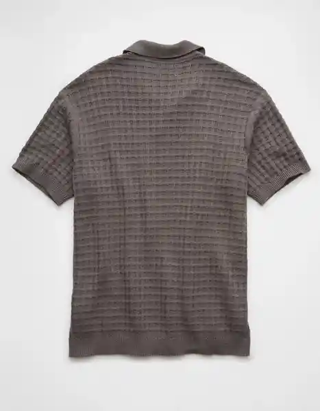 Suéter Tejido Hombre Gris Talla SMALL 1948023 American Eagle