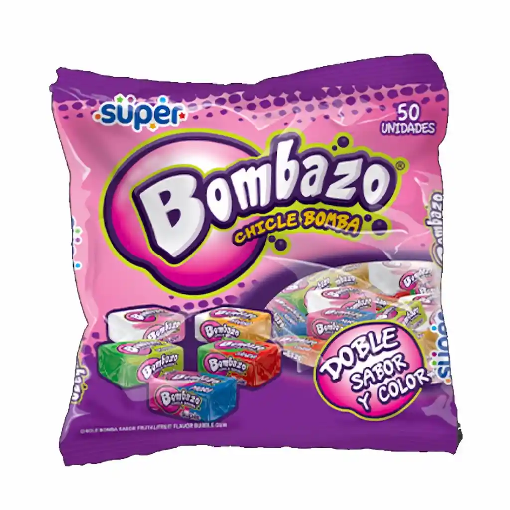Bombazo Chicle Bomba Doble Sabor