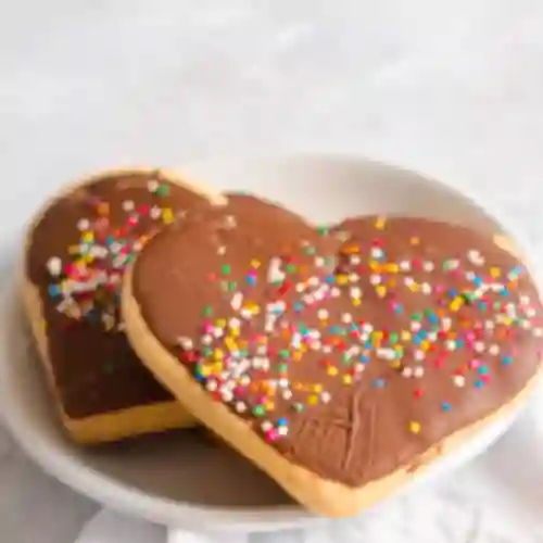 Galleta Corazón de Chocolate