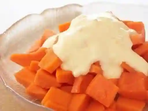 Papaya con Crema