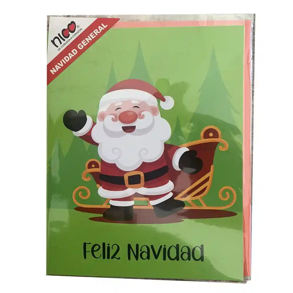 Tarjeta Navidad Btn Nico Btn