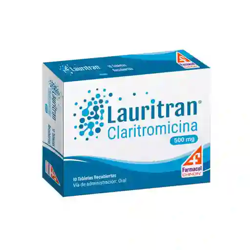 Lauritran Claritromicina 500 Mg