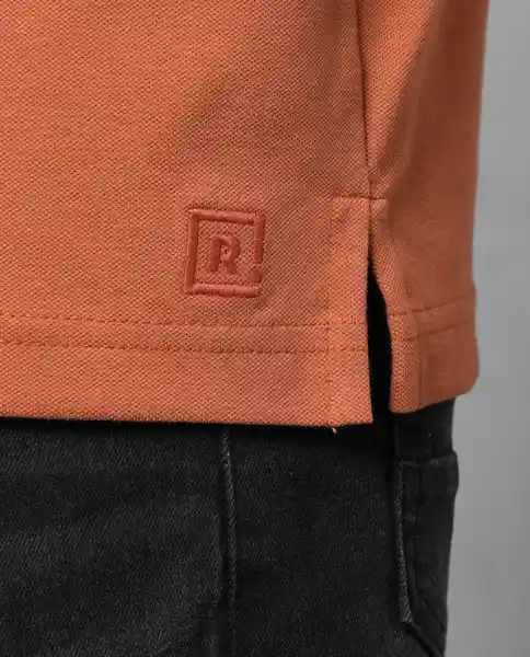 Camisa Tipo Polo Hombre Café Talla L 190G001 Rifle