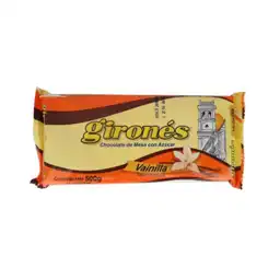 Gironés Chocolate de Mesa con Azúcar Sabor a Vainilla