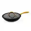 Sartén Cocina Criolla Mango en Acero Inox 24cmx1 Und