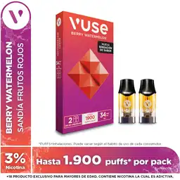 Capsulas Vuse Berry Watermelon 34Mg Paquetex2Und