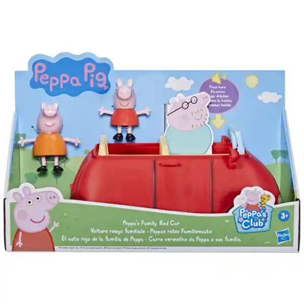 Peppa Pig Vehículo de la Familia Rojo