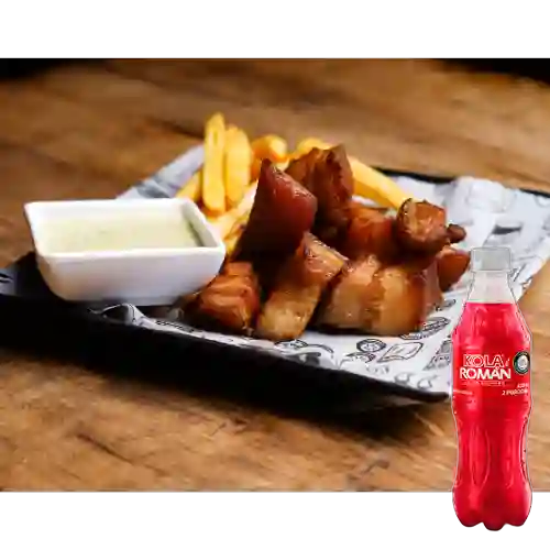 Combo Chicharroncitos + Kola Román Original 400ML