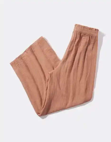 Pantalón Aerie Mujer Khaki Talla LARGE American Eagle