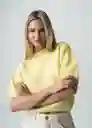 Saco Tejido Mujer Amarillo Creme Claro Talla S 082G085 Naf Naf