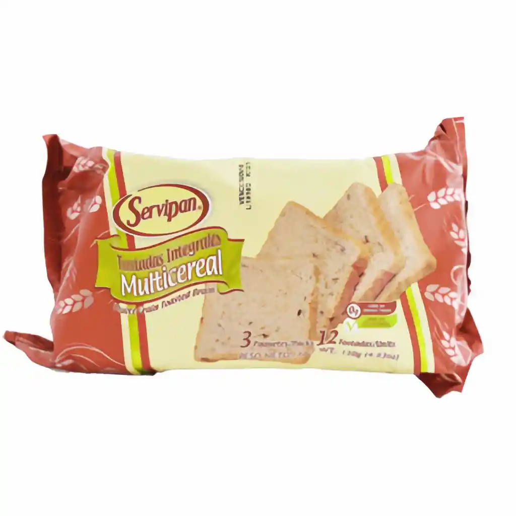 Servipan Tostada Integral Multicereal