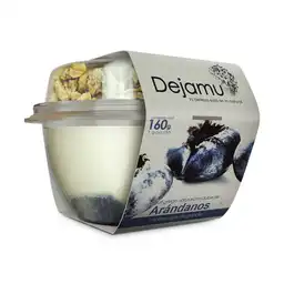 Dejamu Yogurt Griego Natural Arándanos Parfait