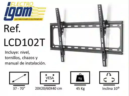 Imount Soporte Para Tv 37 – 70" Fijo