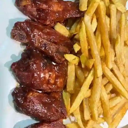 Porción de Costillas Bbq