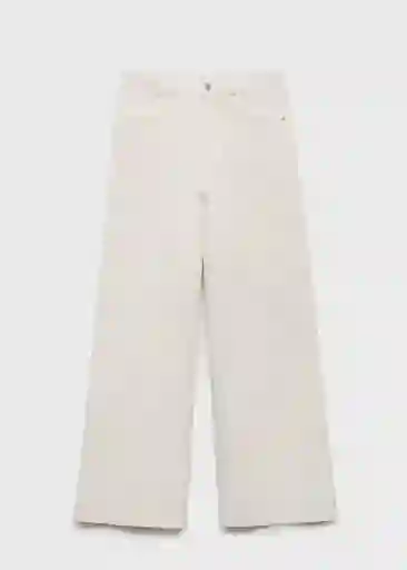 Jean Cally Blanco Talla 34 Mujer Mango