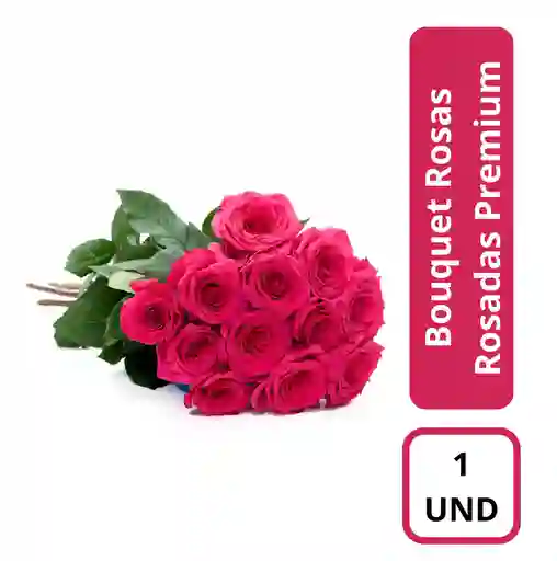 Bouquet Rosas Rosadas Premium