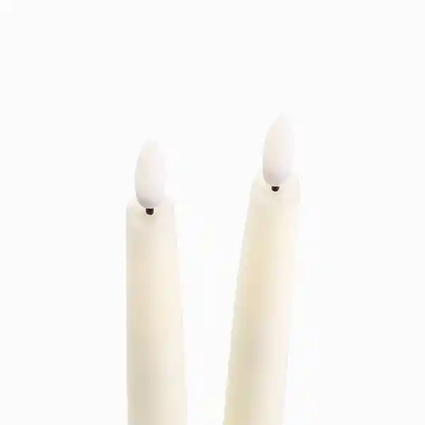 Set Vela Led Largas 22 cm Ambiente Gourmet