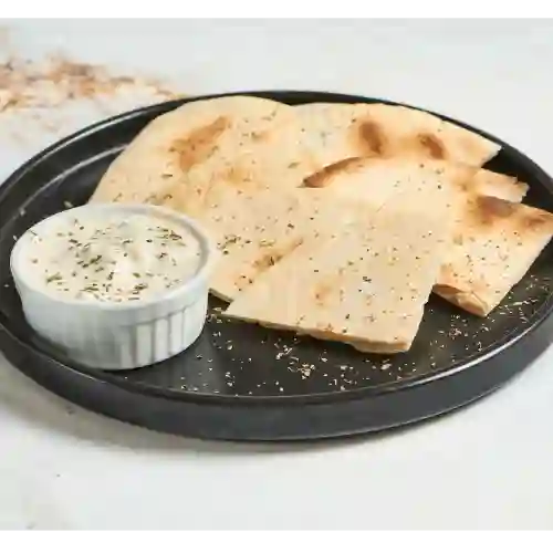 Pan Pita con Tzatziki