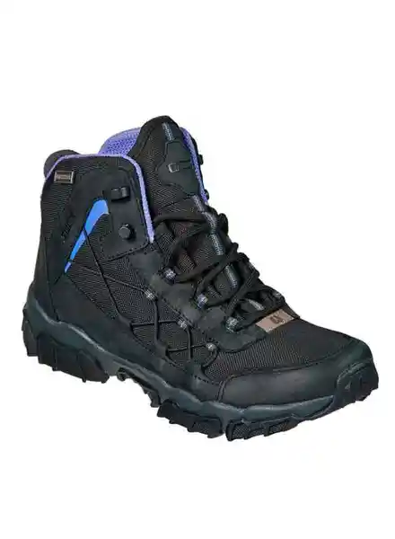 Botas Trecking Hiking Mujer Negro/Lila Talla 38