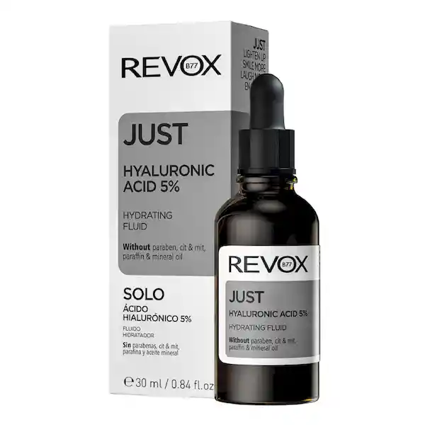 Revox Fluido Hidratador Just Ácido Hialurónico 5% 30 mL