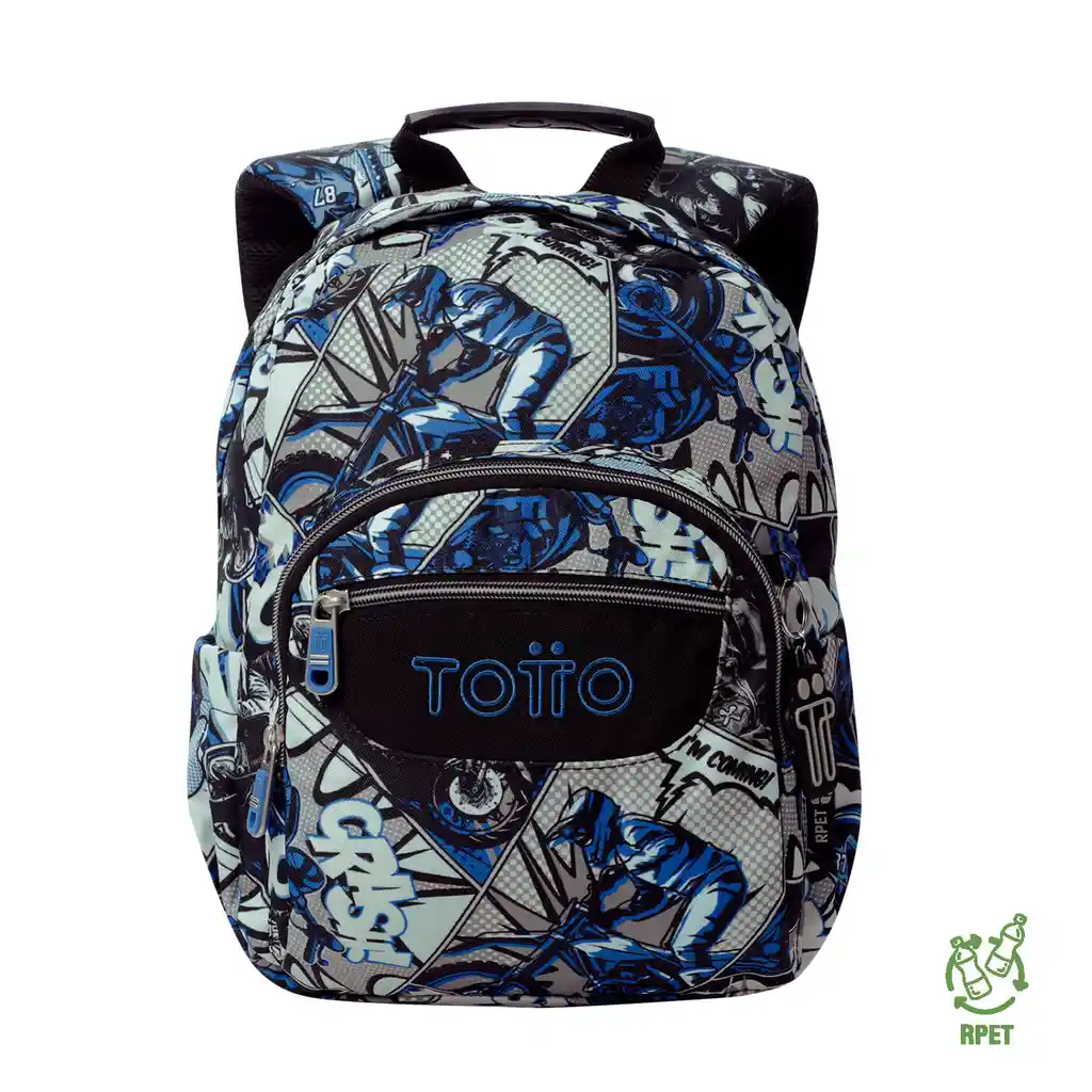 Morral Juvenil Porta Tableta 10" Tempera Gris