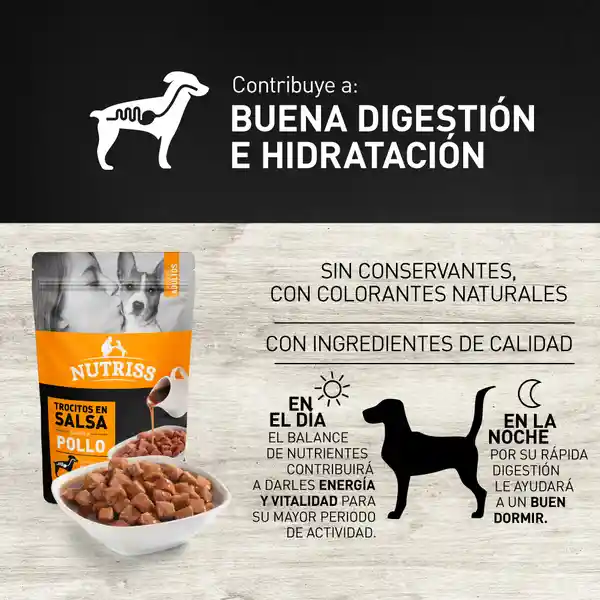Nutriss Alimento Adulto Salsa / Pollo