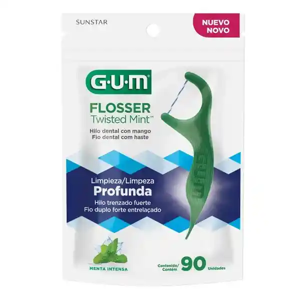 G.U.M Flosser Hilo Dental Menta Intensa