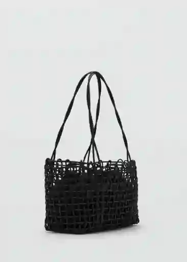 Bolso P Espa Negro Talla 99 Mujer Mango