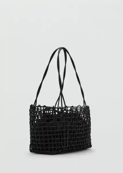 Bolso P Espa Negro Talla 99 Mujer Mango