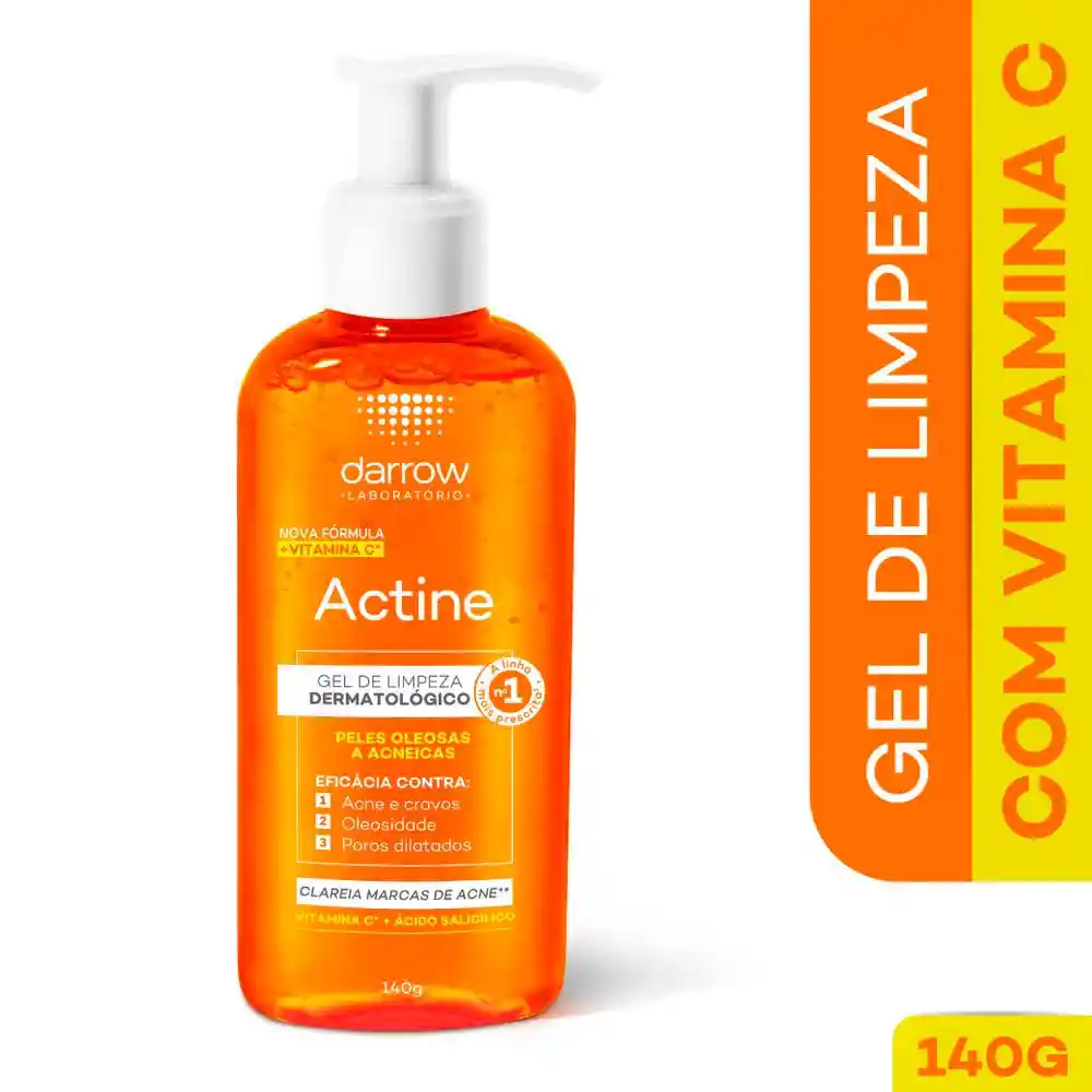 Darrow Actine Gel Limpiador Piel Oleosa a Acneica