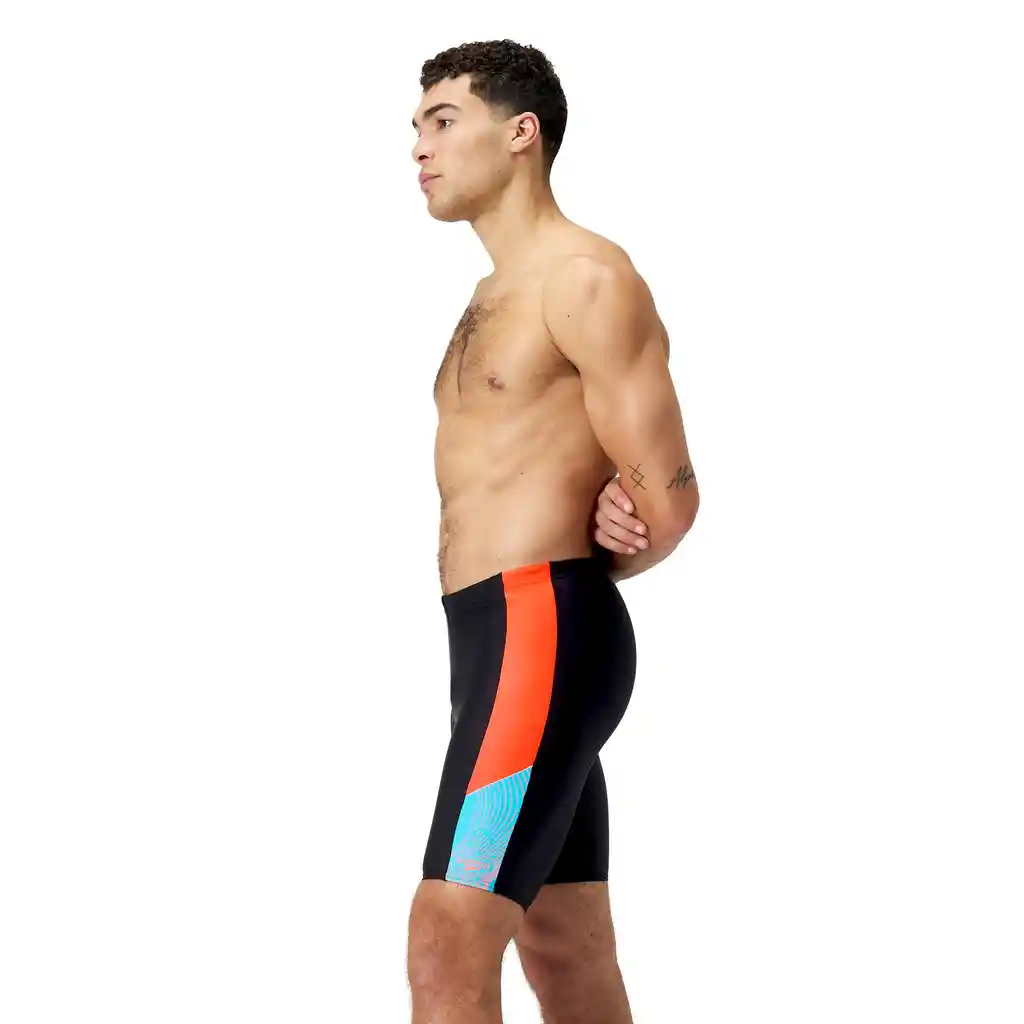 Pantaloneta de Baño Jammer Dive Hombre Negro-34