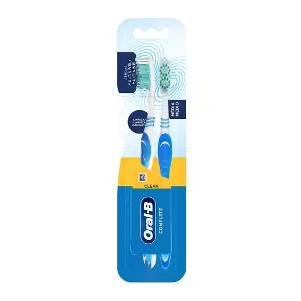 Cepillo de Dientes Oral-B Clean Complete Suave 2 Unidades