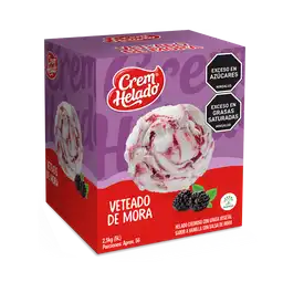 Crem Helado Vainilla Vetado con Mora