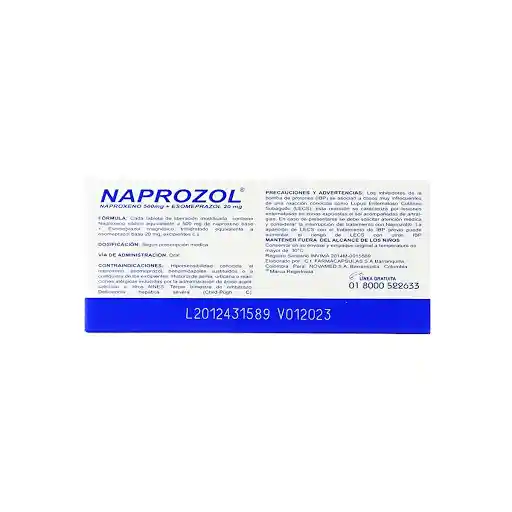 Naprozol (500 mg/20 mg)