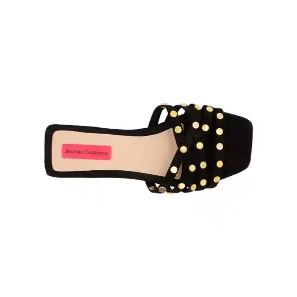 Sandalias Plana Paige Negro Talla 36