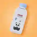 Botella de Vidrio Colección Osos Escandalosos Panda Miniso