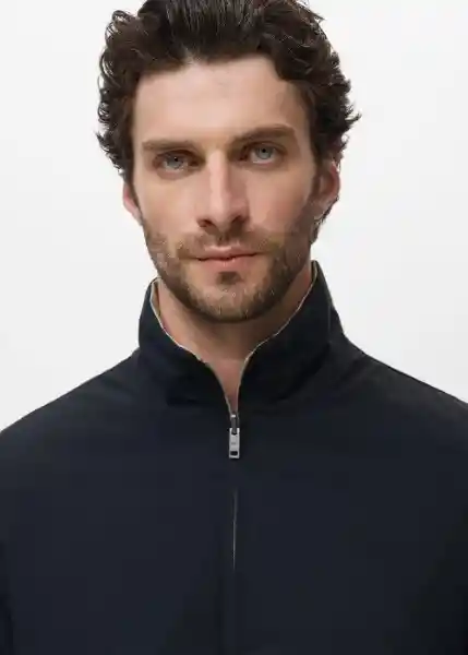 Chaqueta Nada Navy Talla M Hombre Mango