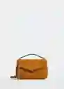 Bolso M Lys Camel Talla 99 Mujer Mango