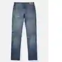 Jean Straight Hombre Azul Talla: 32 x 32 American Eagle
