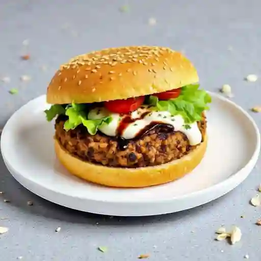 Hamburguesa Lentejas Con Bufala