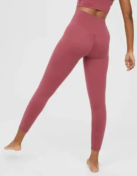 Legging Aerie Vinotinto Talla Large American Eagle 07085104