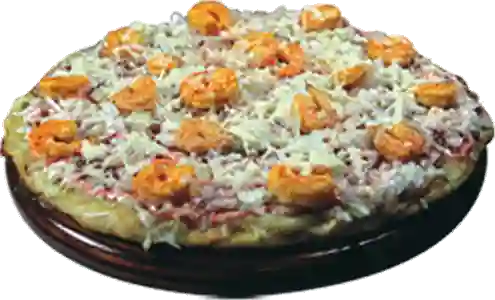Pizza con Camarones