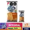 Club Social Galleta Integral 216 g