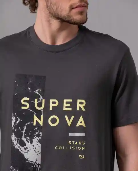 Camiseta Comfort Hombre Gris Estano Medio Talla XXL 83047 Rifle