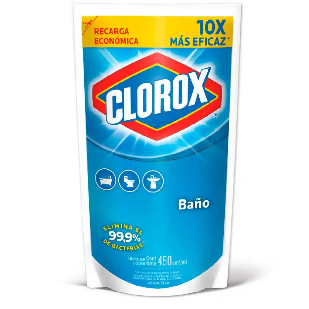 Desinfectante Baños Clorox Doypack 450 ml