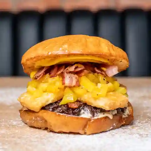 Hamburguesa - hawaiana bololó