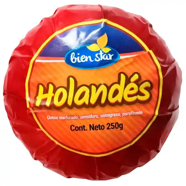 Queso Holandés Bien Star Madurado Redondo