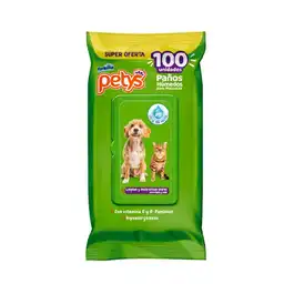 Petys Paños Húmedos para Mascotas